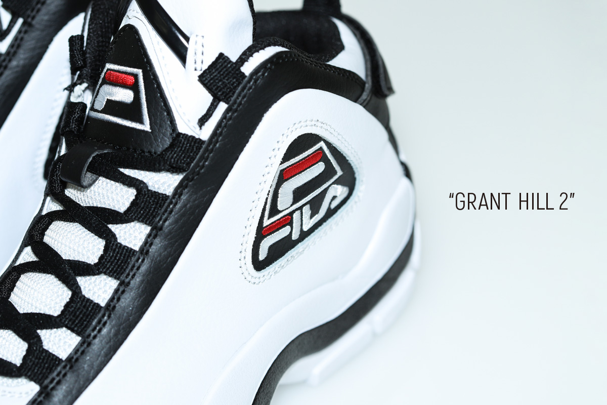 Original colors of basketball shoes representing the 1990's are released.  FILA“GRANT HILL” | SHOES MASTER