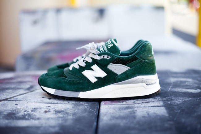 new balance made in usa green