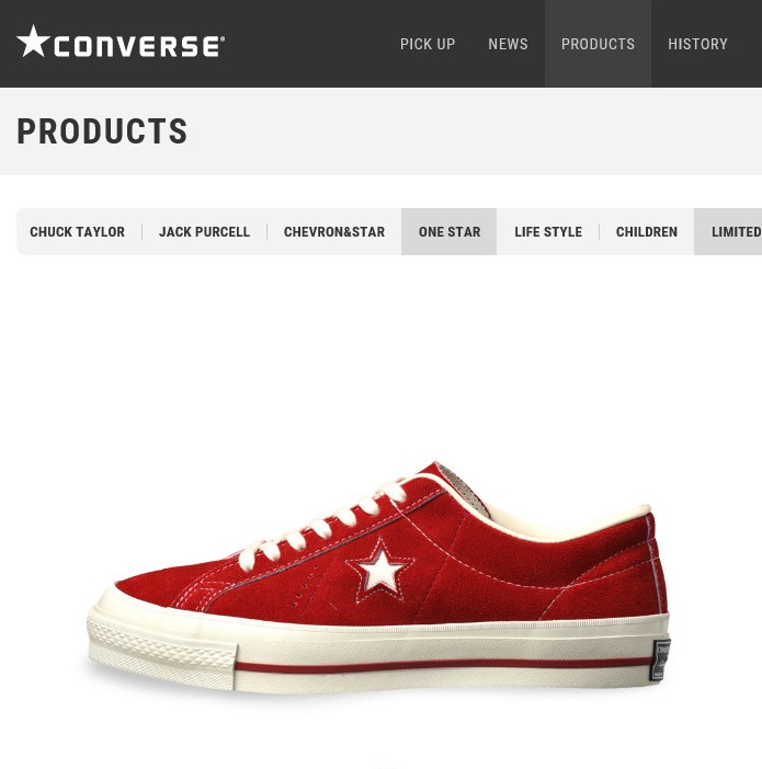 converse one star timeline