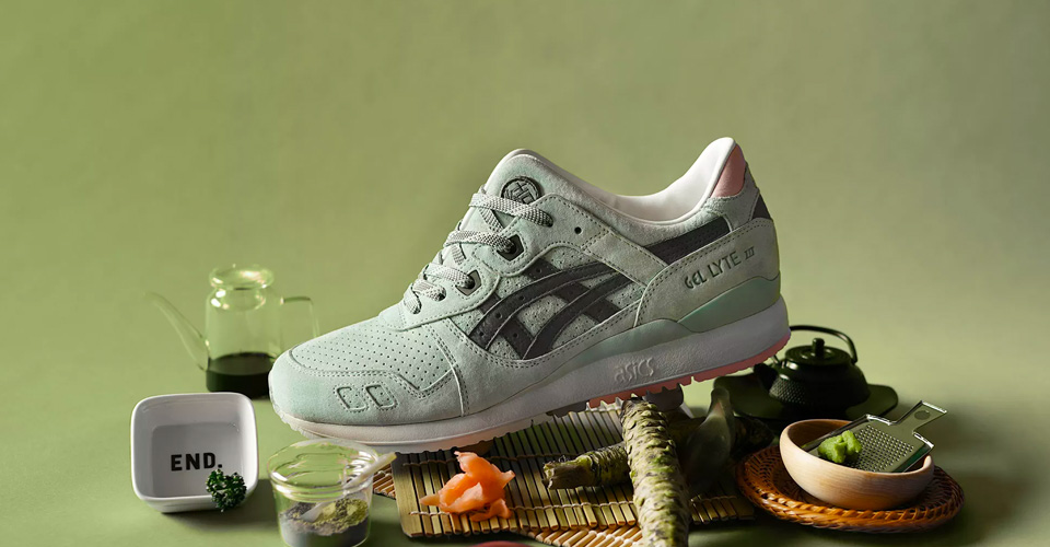 Asics x end hotsell gel lyte iii wasabi