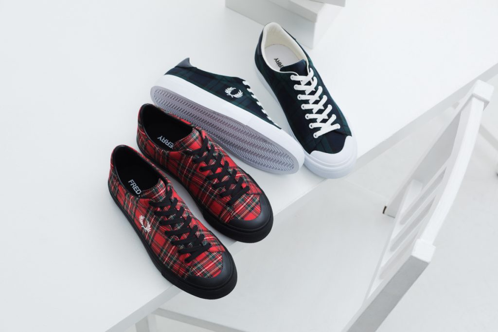 BILLY'SENT × FRED PERRY Tartan Breaux Vulca(BILLY'SENT EXCLUSIVE BILLY'SENT × FRED PERRY Tartan Breaux Vulca(BILLY'SENT EXCLUSIVE