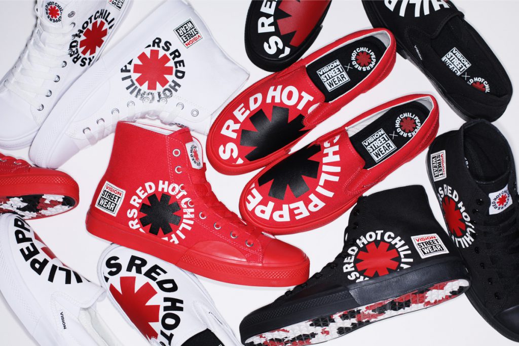 VISION STREET WEAR × RED HOT CHILI PEPPERS Now On Sale! | SHOES MASTER