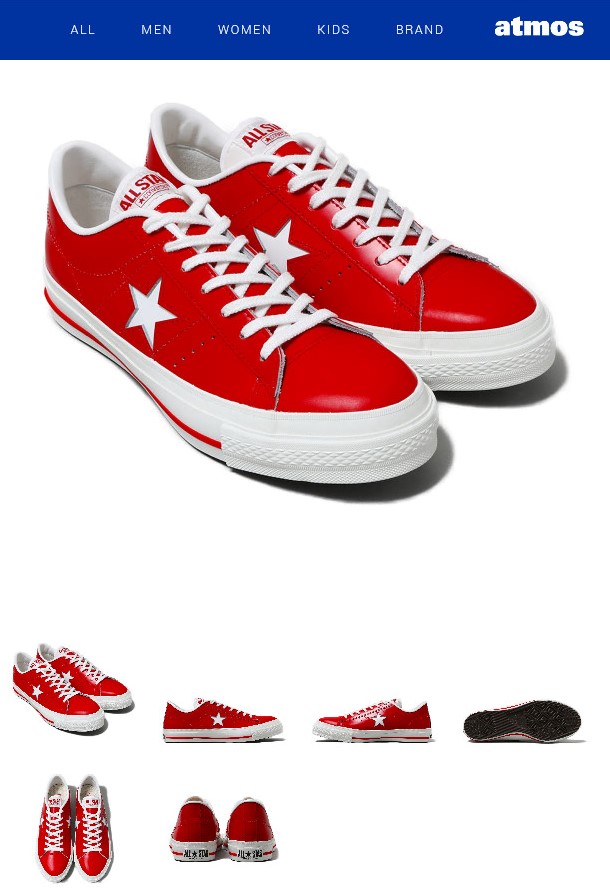 CONVERSE ONE STAR J(Made in Japan) New Color “RED” Release