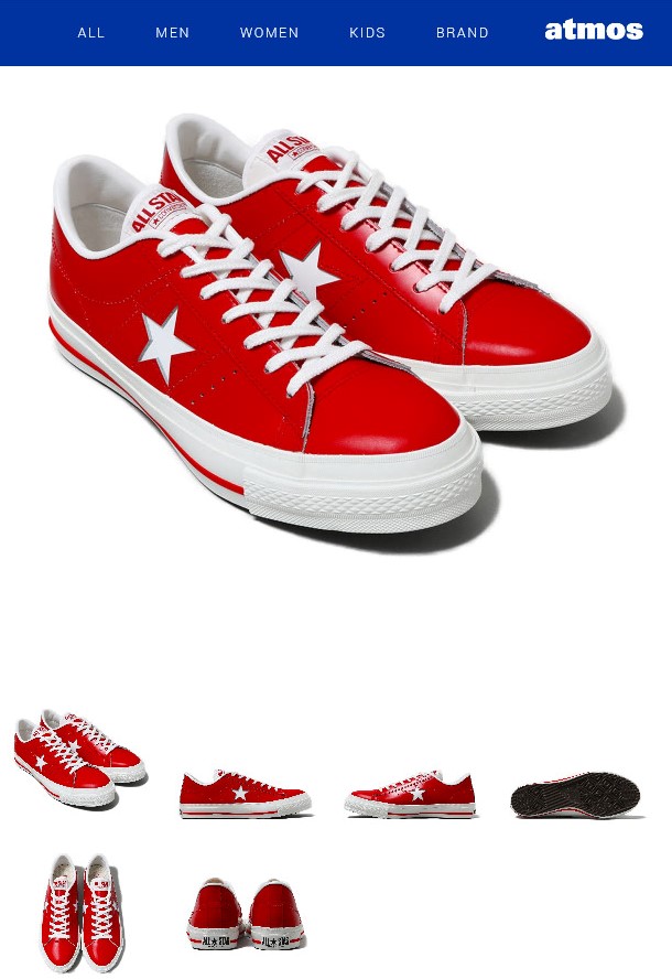 27.0 CONVERSE ONE STAR ワンスター J RED