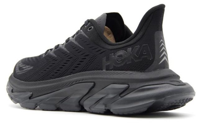HOKA ONE ONE CLIFTON EDGE ALL BLACK at mita sneakers Now On Sale