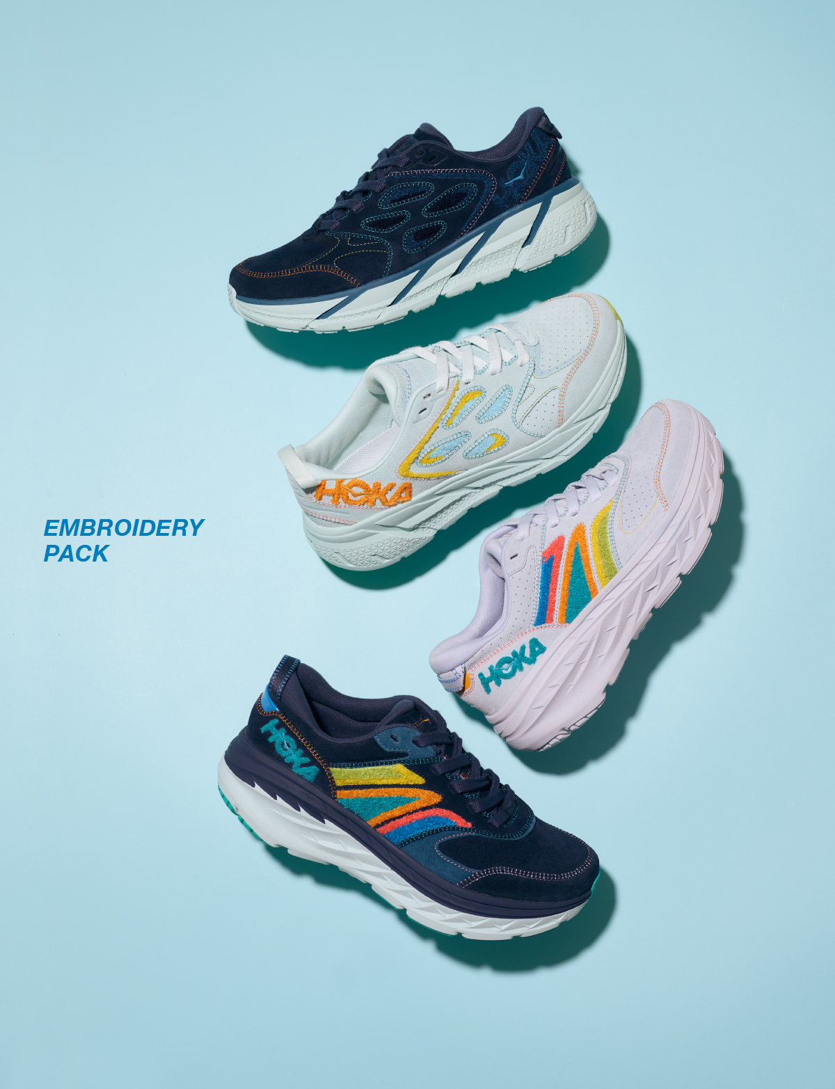 hoka embroidery bondi