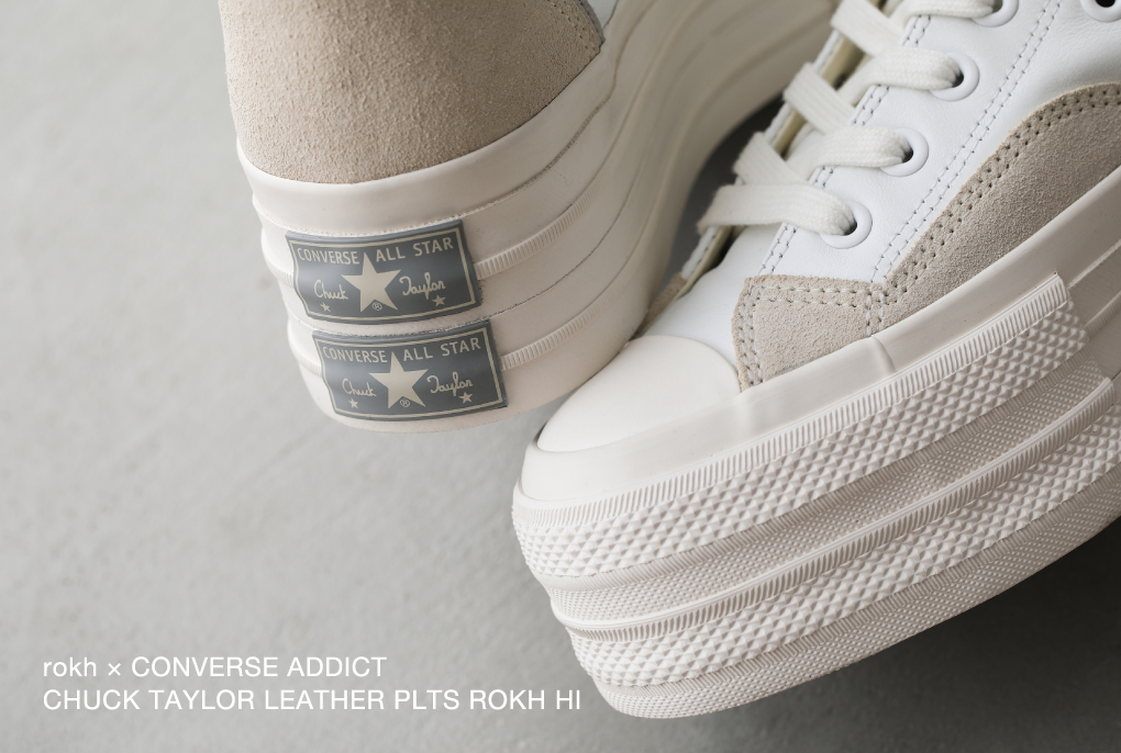 rokh × CONVERSE ADDICT CHUCK TAYLOR LEATHER PLTS ROKH HI 12/10(Sat